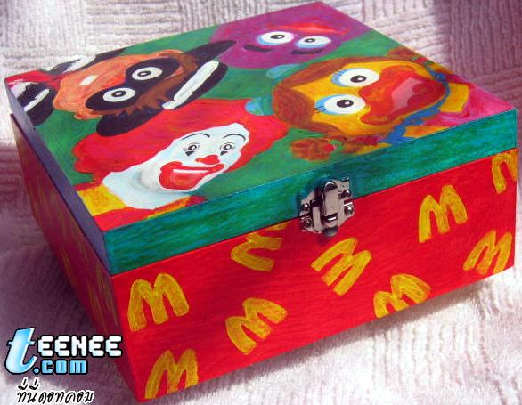 mcdonal box   handmade