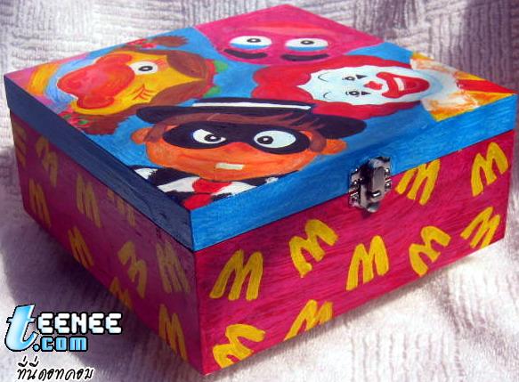 mcdonal box   handmade