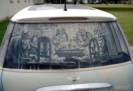 ศิลปะจากรถที่ไม่เคยล้าง!