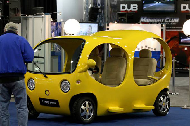Cute Yellow Car