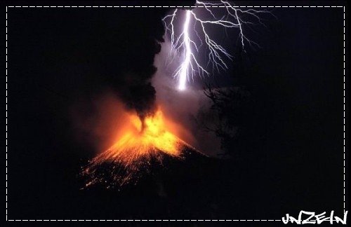 Volcanoes Vs. Lightning