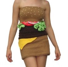 Hamburger Dress