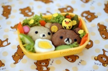 ข้าวกล่อง หมี rilakkuma น่ารักจนกินไม่ลงเลยอ่ะ!!