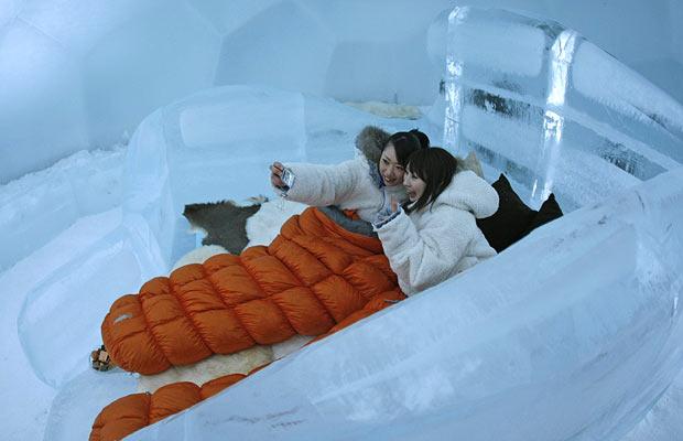 โรงแรมน้ำแข็งที่ญี่ปุ่น