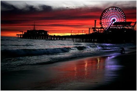 อันดับที่ 10 Santa Monica Pier, Los Angeles 