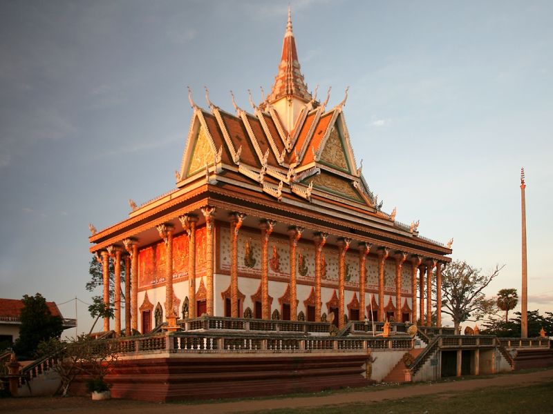 Sunset Kandal Temple