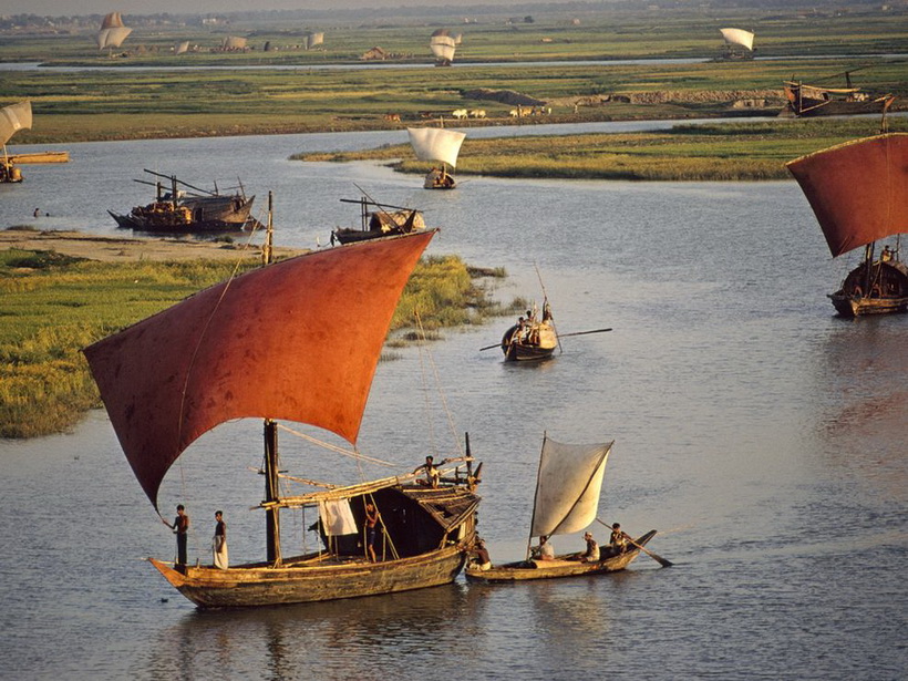 Sailboats, Turaq, Bangladesh
