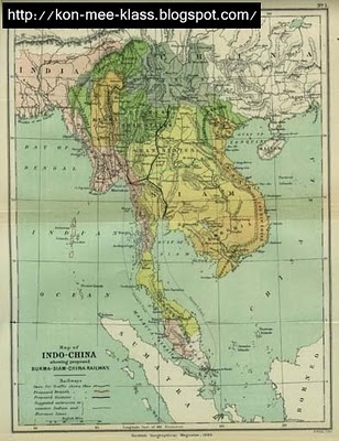 \"แผนที่ประเทศไทย ตั้งแต่ครั้งยังเป็นสยามจนถึงปัจจุบัน\"