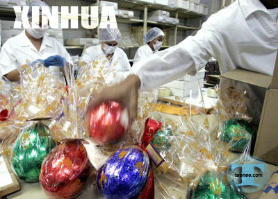 Tons of chocolate Easter eggs