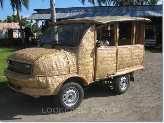 Bamboo Taxis in Philippines