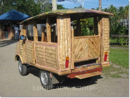 Bamboo Taxis in Philippines