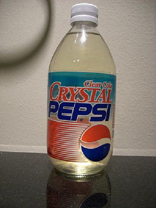 Crystal Pepsi (USA, Canada, Australia 