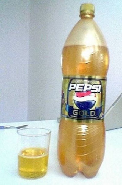 Pepsi Gold - white sapote flavor (Japan, Germany, Finland and Central Europe) 