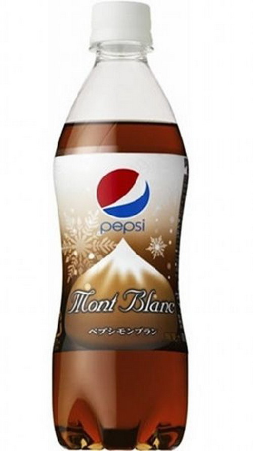 Pepsi Mont Blanc - based on a French chestnut dessert (Japan) 