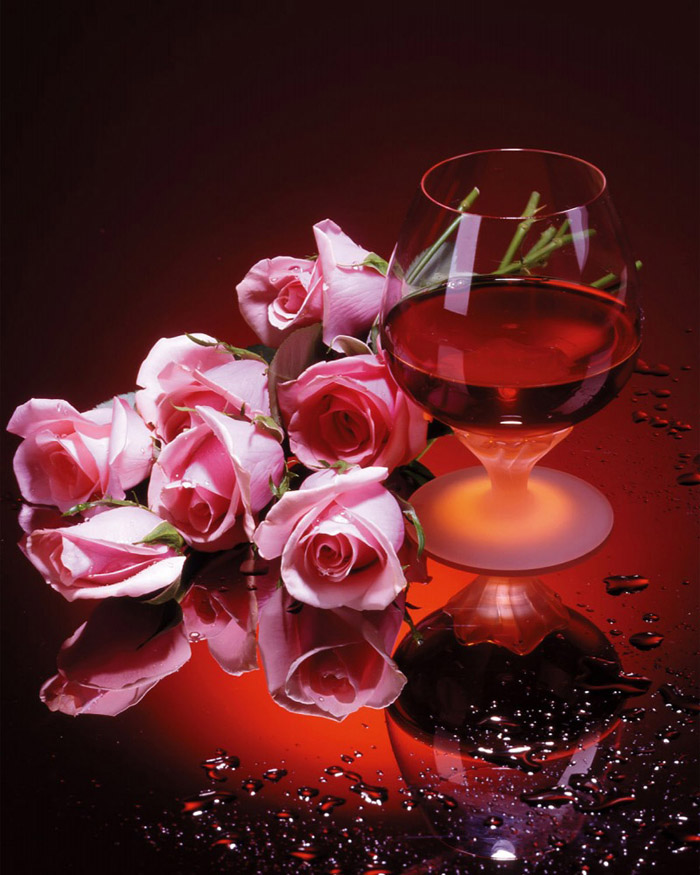 Harmony Of Floral Wine•°•.° ღ•ღ•ღ