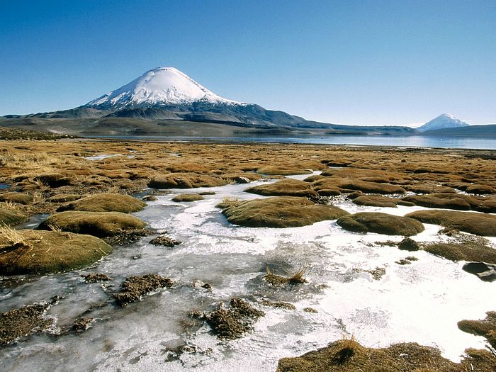 Parinacota Volcano Lauca National Park Chile
