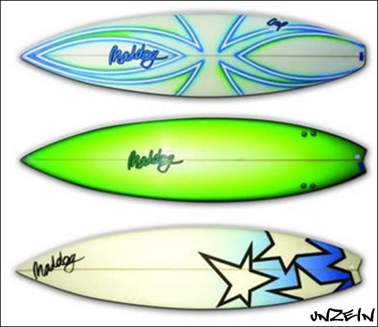 Design on Surfboard