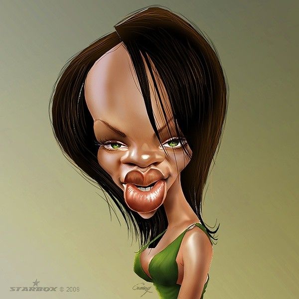 Awesome Caricatures of TV stars  (2)