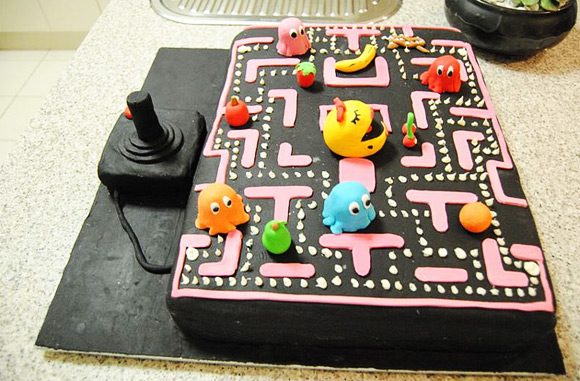 Pac man cake เค้กน่ารัก สำหรับคนชอบเกม แพคแมน   