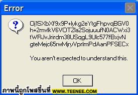 errorแบบนี้ เคยเจอกันรึปล่าว?