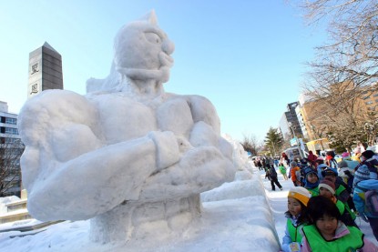 เทศกาลหิมะ ที่เมืองซัปโปโร ญี่ปุ่น (2)