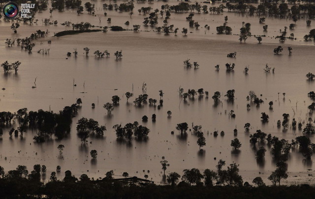  ภาพความเสียหายภัยพิบัติ น้ำท่วมออสเตรเลีย 