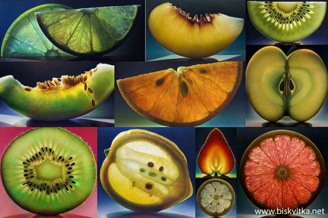Transparent fruits