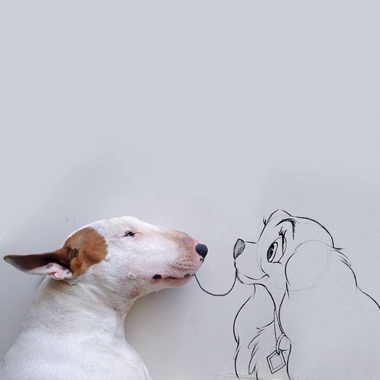 ศิลปะน่ารักจากน้องหมา