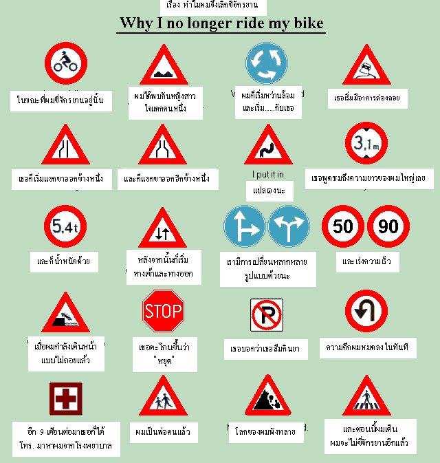 ทำไมผมจึงเลิกขี่จักรยาน