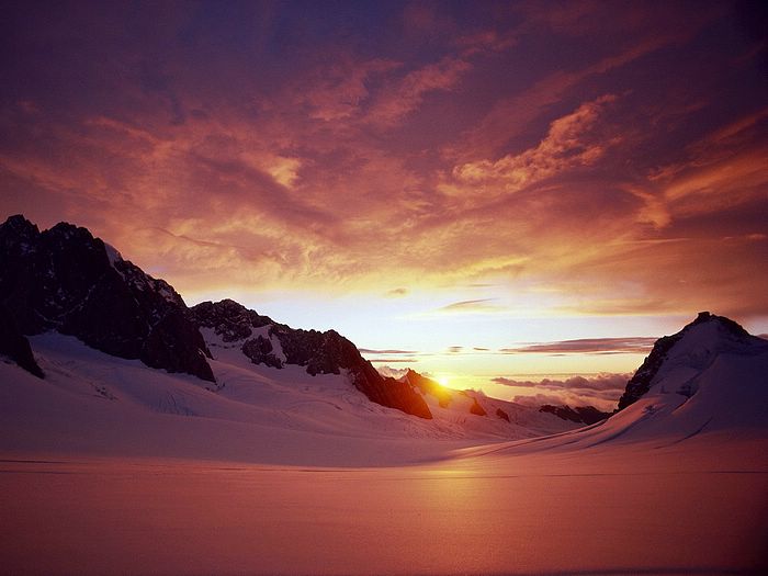 Mount Cook at Sunset New Zealand