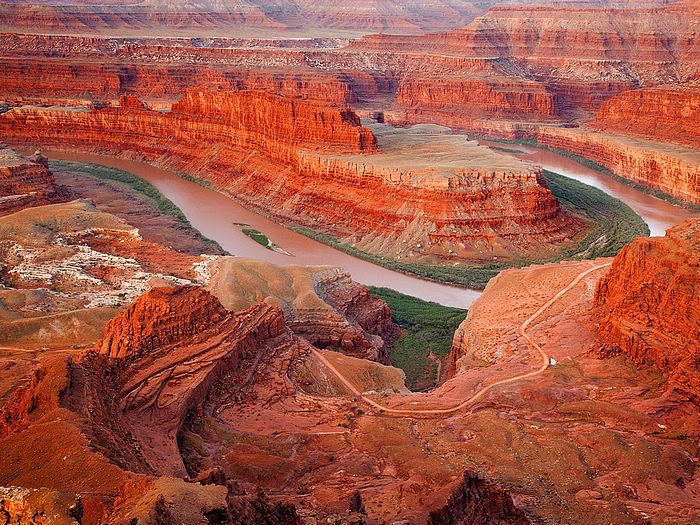 Colorado River From Dead Horse Point State Park Utah
