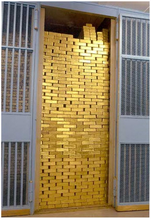สถานที่เก็บทองคำมากที่สุดในโลก