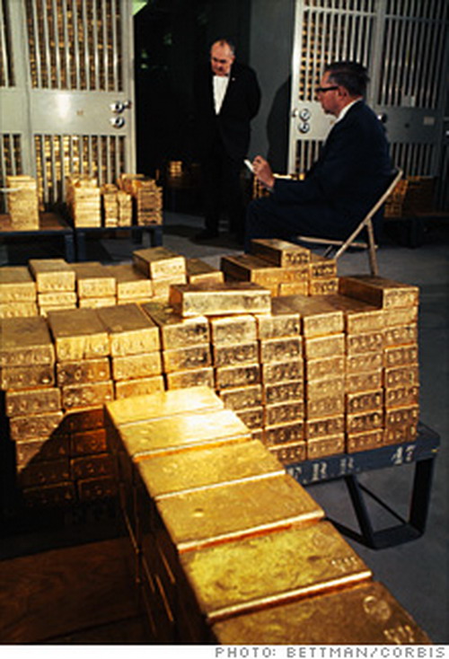 สถานที่เก็บทองคำมากที่สุดในโลก