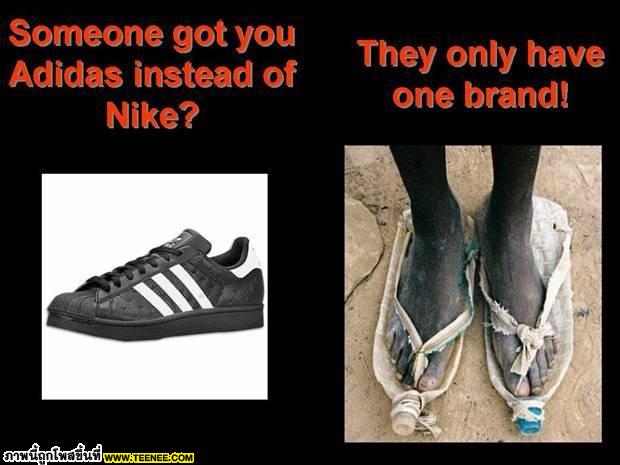 อยากได้ Adidas แต่ ได้ Nike แทน งั้นหรือ ?พวกเขามี ยี่ห้อเดียว 