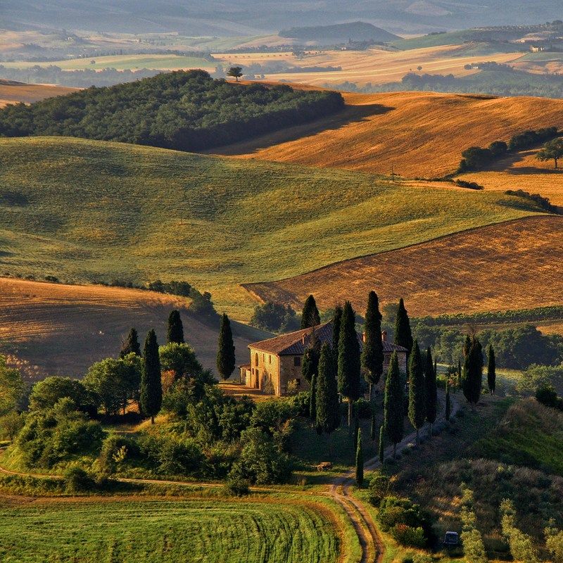 ทิวทัศน์สดใส...ที่ Tuscany อิตาลี