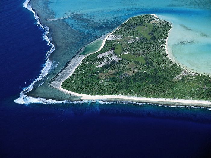 Aerial View of Bora Bora