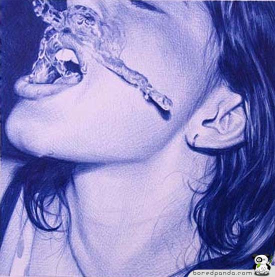 ♥★Photorealistic Pictures Drawn with a BIC Pen★♥