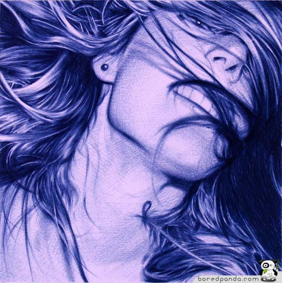 ♥★Photorealistic Pictures Drawn with a BIC Pen★♥