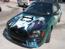 Matrix Painted Cars