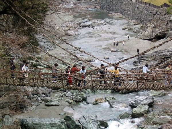 8. Iya Valley Vine Bridges, Japan