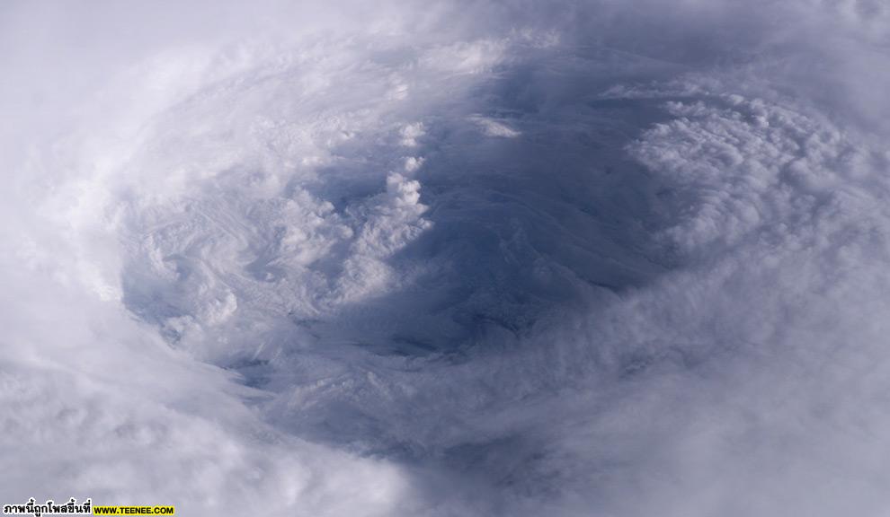 The eye of Hurricane Isabel 2003