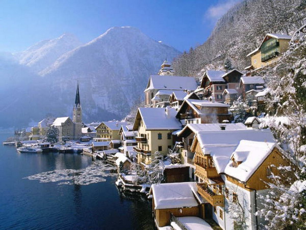 AUSTRIA-Hallstatt เมืองริมทะเลสาบ 