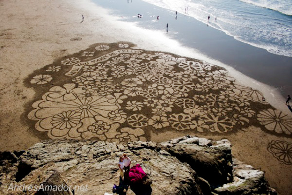 Sand paintings ศิลปะบนผืนทราย