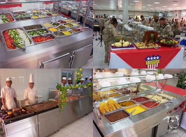 US Army canteen in Iraq