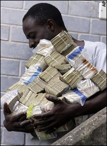 INflation and Zimbabwe Money $‏
