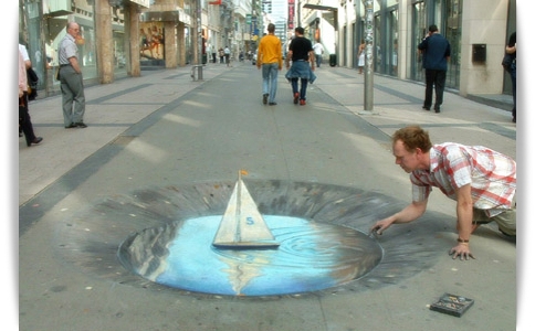 ♥Amazing 3D Pavement Drawings..(Part I)♥