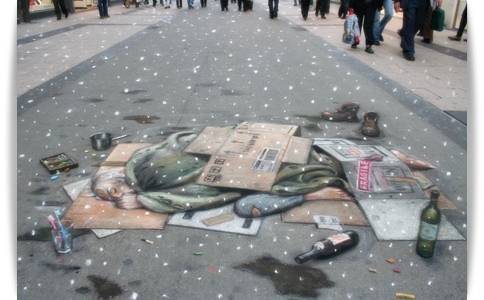 ♥Amazing 3D Pavement Drawings..(Part I)♥