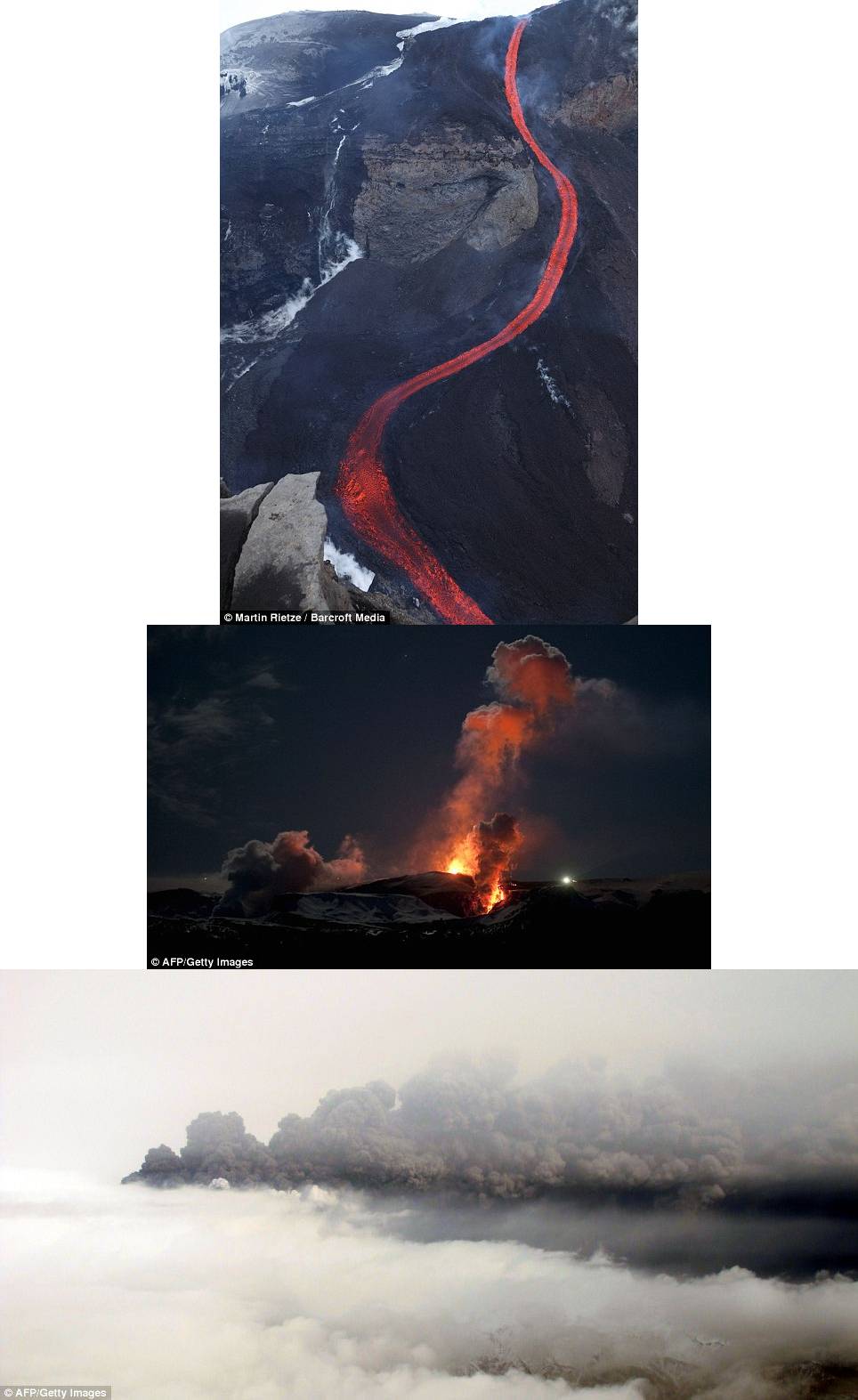 ♣ เมื่อภูเขาไฟใน Iceland ระเบิด ♣ 