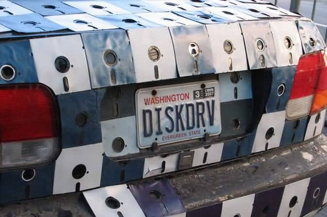 Diskettes Car