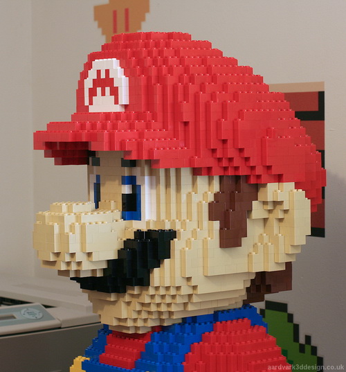 ต่อตัวต่อ LEGO เป็น Mario ตัวยักษ์เบิ้ม